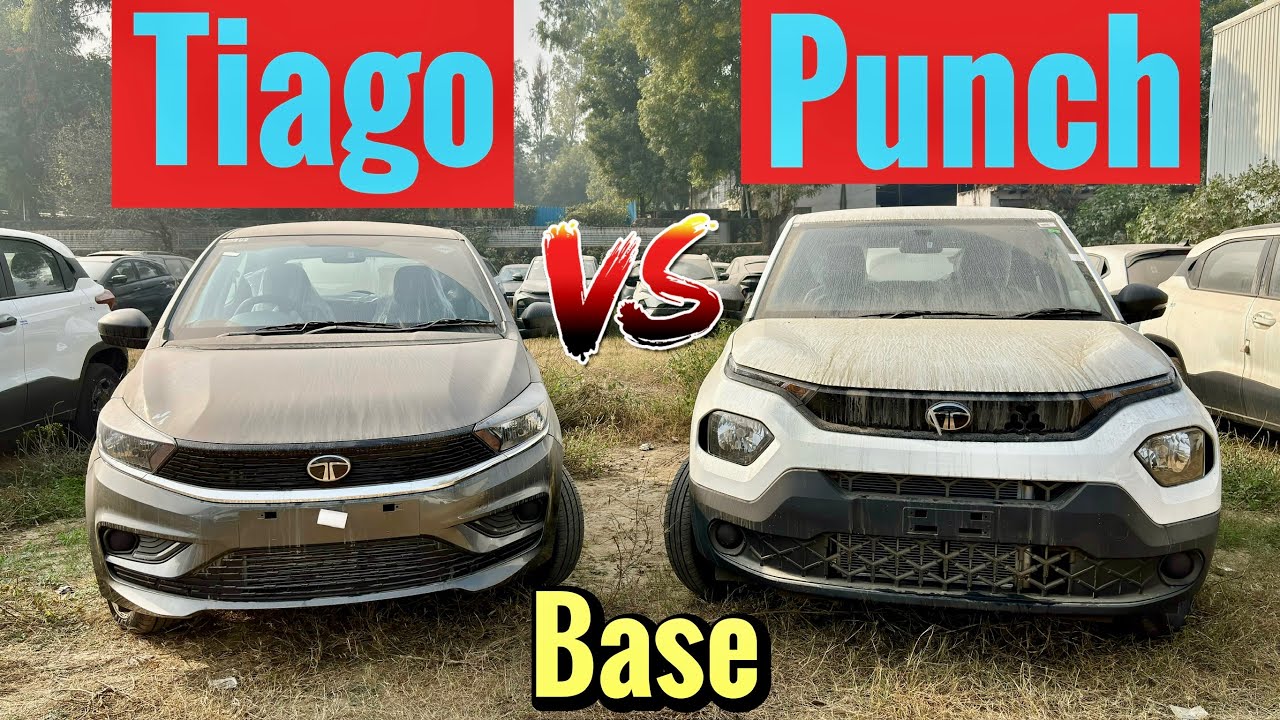 Tata Tiago XE vs Tata Punch Pure | Base Model Comparison | Which One to Buy in 2026?