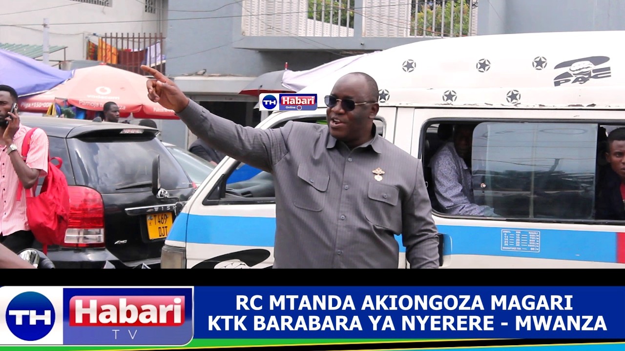 #LIVE:MKUU WA MKOA WA MWANZA SAID MTANDA AONEKANA AKIONGOZA MAGARI KUPUNGZA MSONGAMANO JIJINI MWANZA