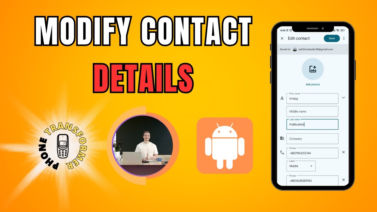 How to Edit Contact on Android