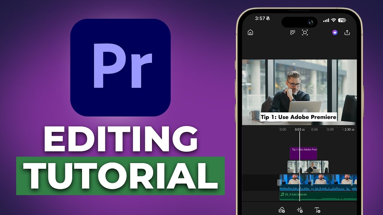 Adobe Premiere For iPhone Video Editing Tutorial (2025)