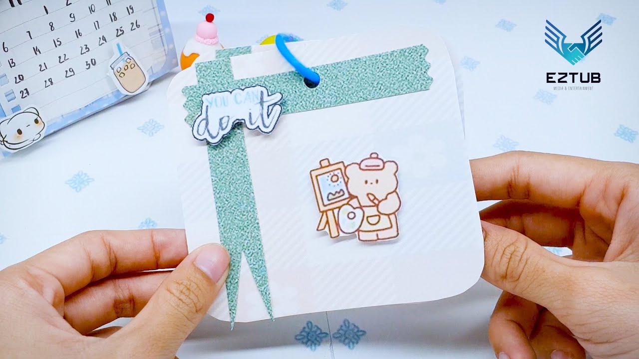 Notebook Decor You Can Do It Stickers for the Artist's Bear to Encourage Your Creativity
