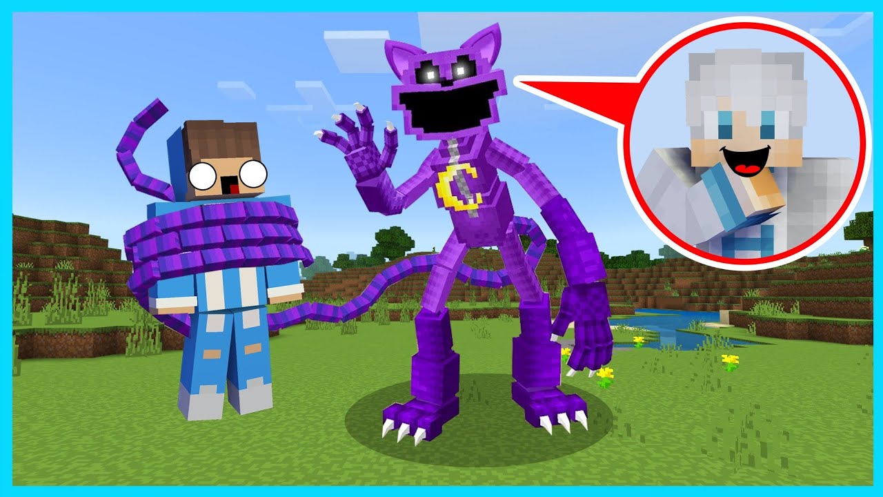 MIPAN & ZUZUZU KETAKUTAN BANGET! AKUDAV BERUBAH JADI CATNAP POPPY PLAYTIME PRANK DI MINECRAFT!
