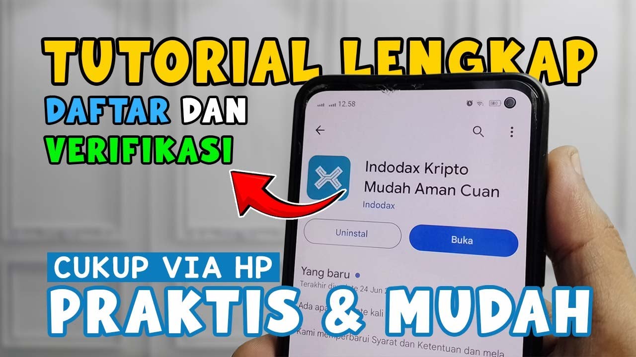 Cara Daftar & Verifikasi Indodax Lewat HP | Tutorial IndoDax Untuk Pemula | BKD tutorials