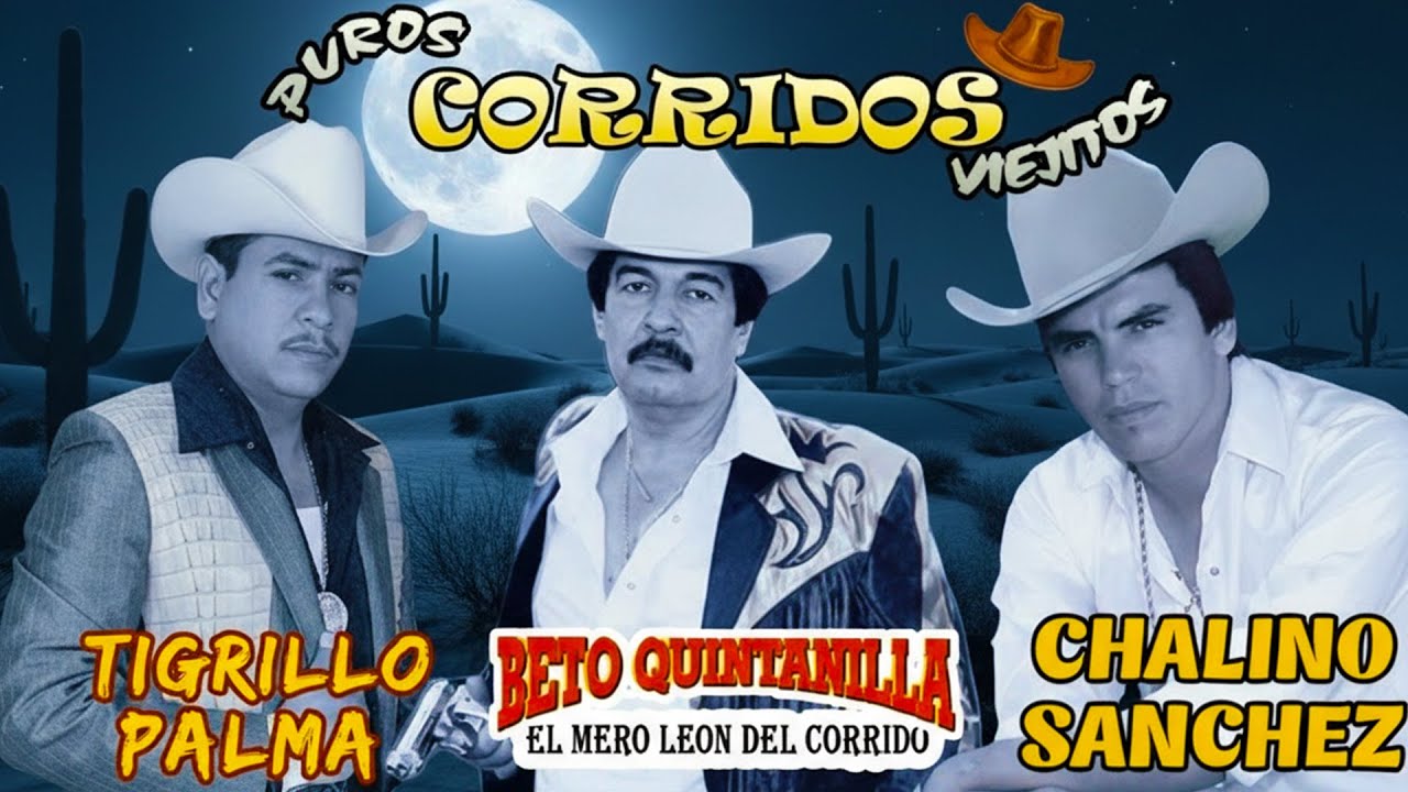 Chalino Sanchez, Beto Quintanilla y Tigrillo Palma Mix Para Pistear - Corridos Pesados Mix