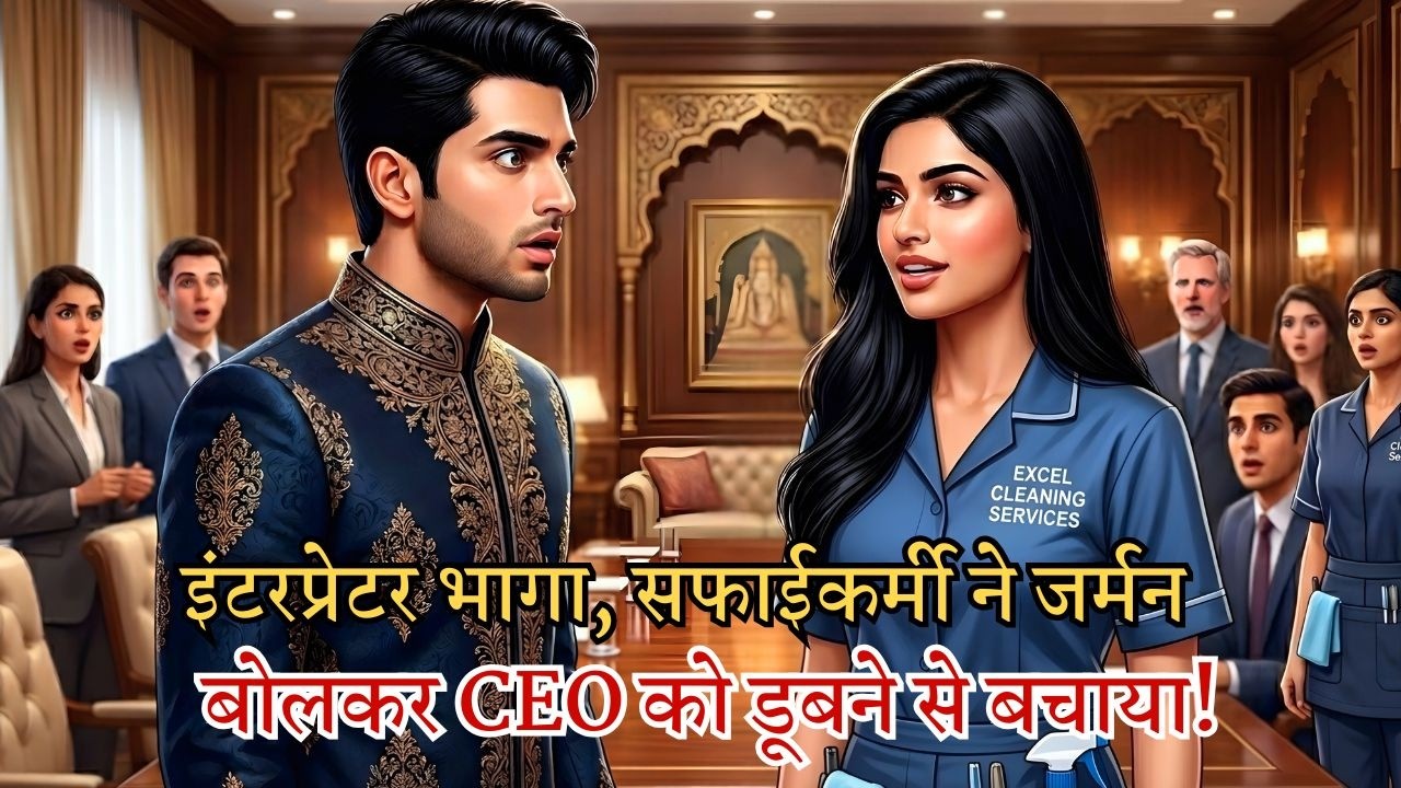 इंटरप्रेटर भागा, सफाईकर्मी ने जर्मन बोलकर CEO को डूबने से बचाया!