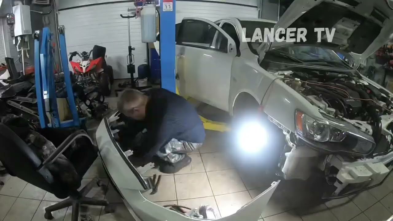 Турбовый Снежок на доработке!!! Lancer X turbo !!!