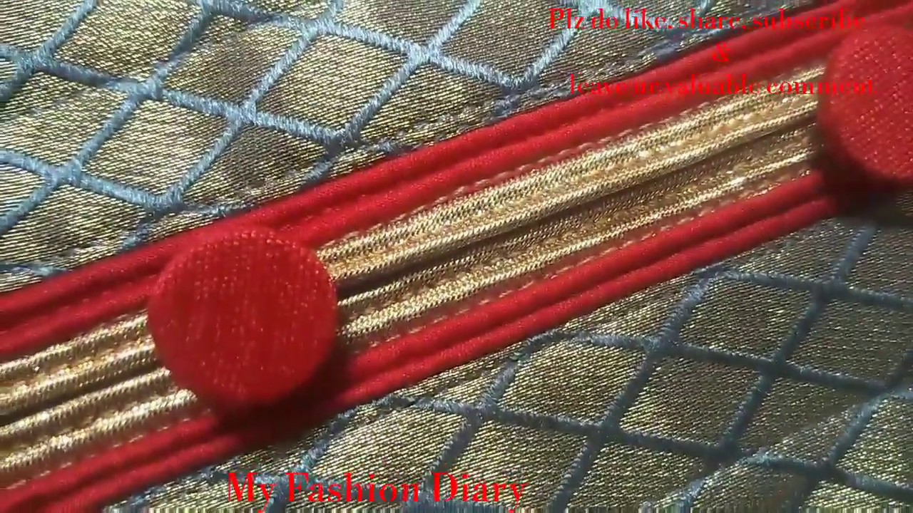 Very beautiful neckline making