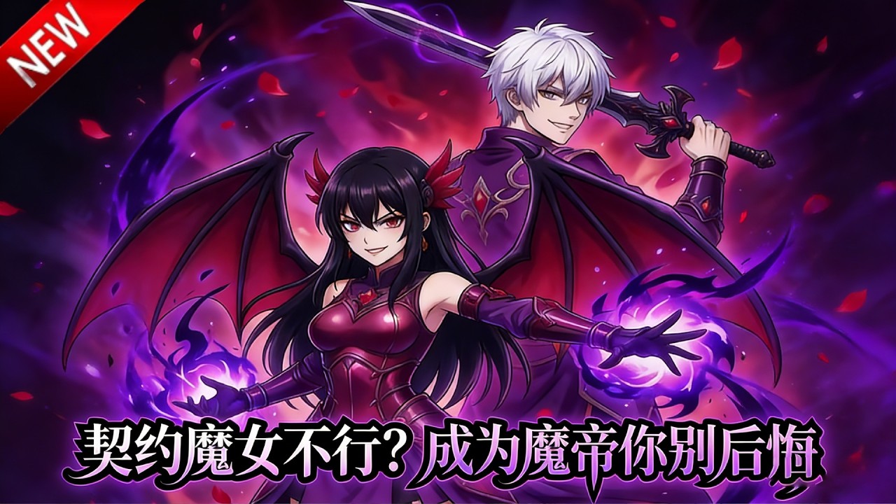 💥【新番上线】高武世界，夜铭觉醒满级灵性却反选被视作“修炼难、易反噬”的魔女，意外绑定超SSS级神陨暗夜魔帝，碾压天骄！《契约魔女不行？成为魔帝你别后悔》全集 Multi SUB #漫剧 #动漫魔女