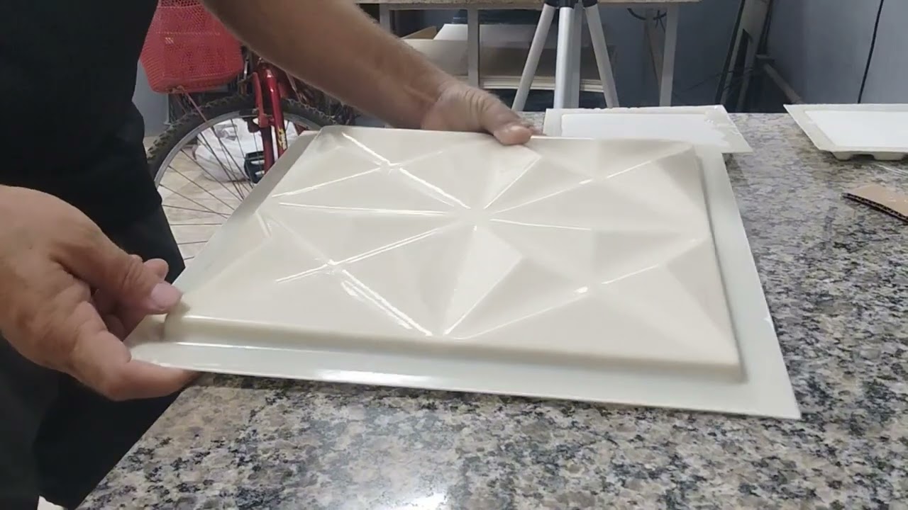 Como desenformar sua placa de gesso 3d sem quebrar