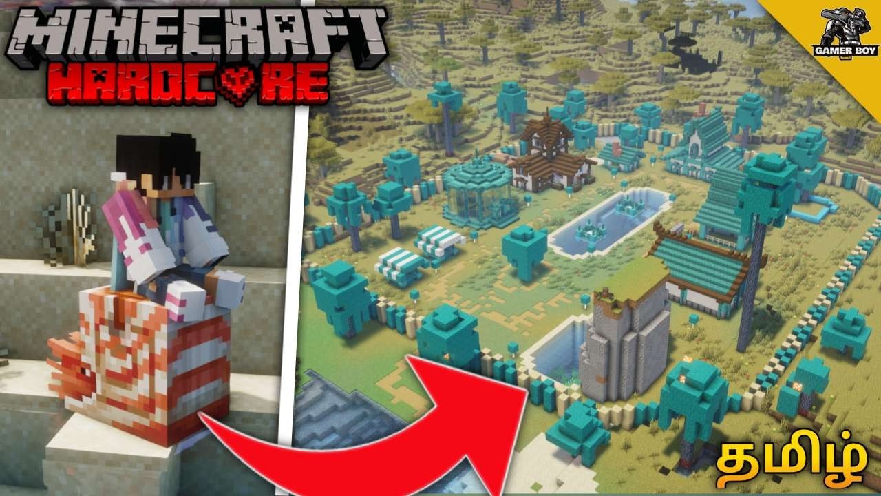I Built A NAUTILUS CITY in Minecraft 1.21.11 Hardcore / #gamerboytamil #minecraft