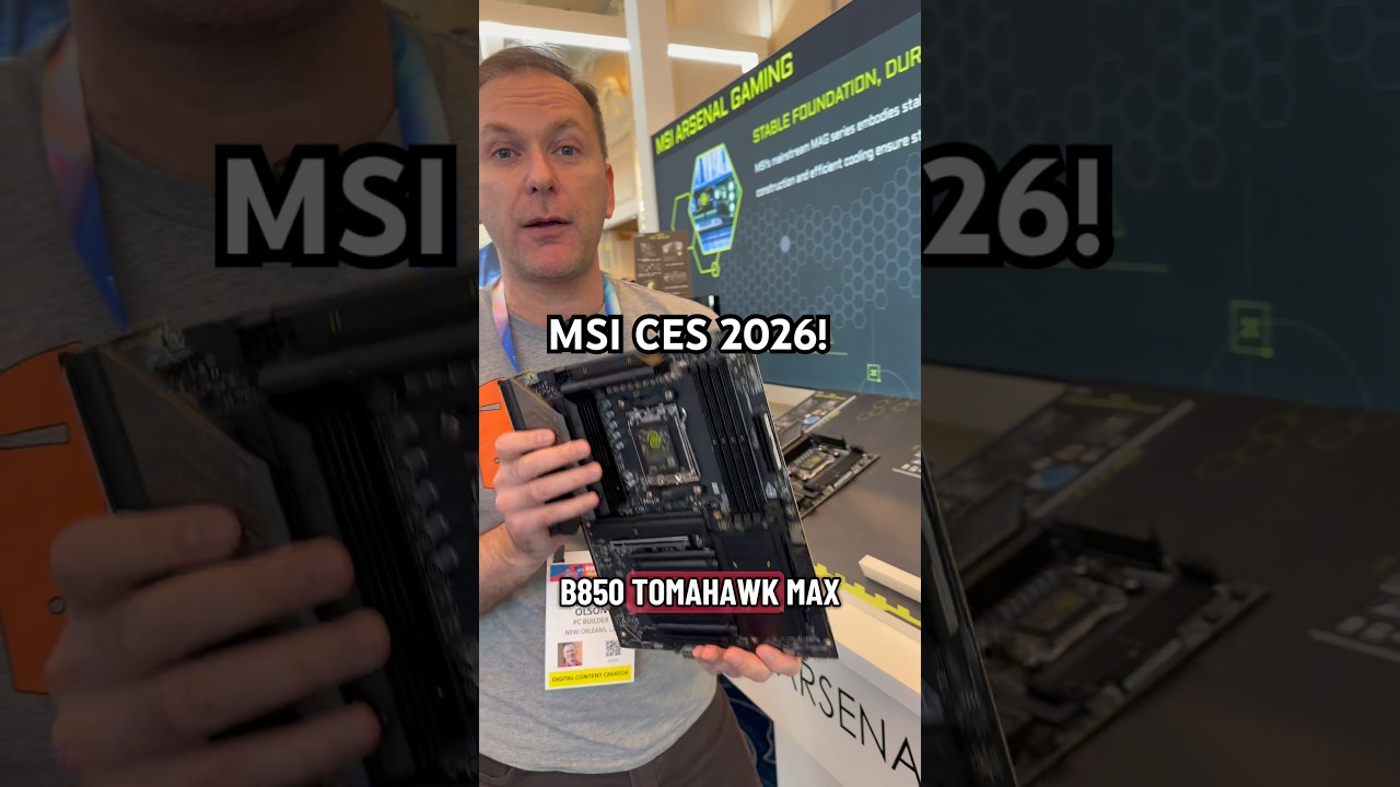 New MSI PC Gaming Gear! CES 2026