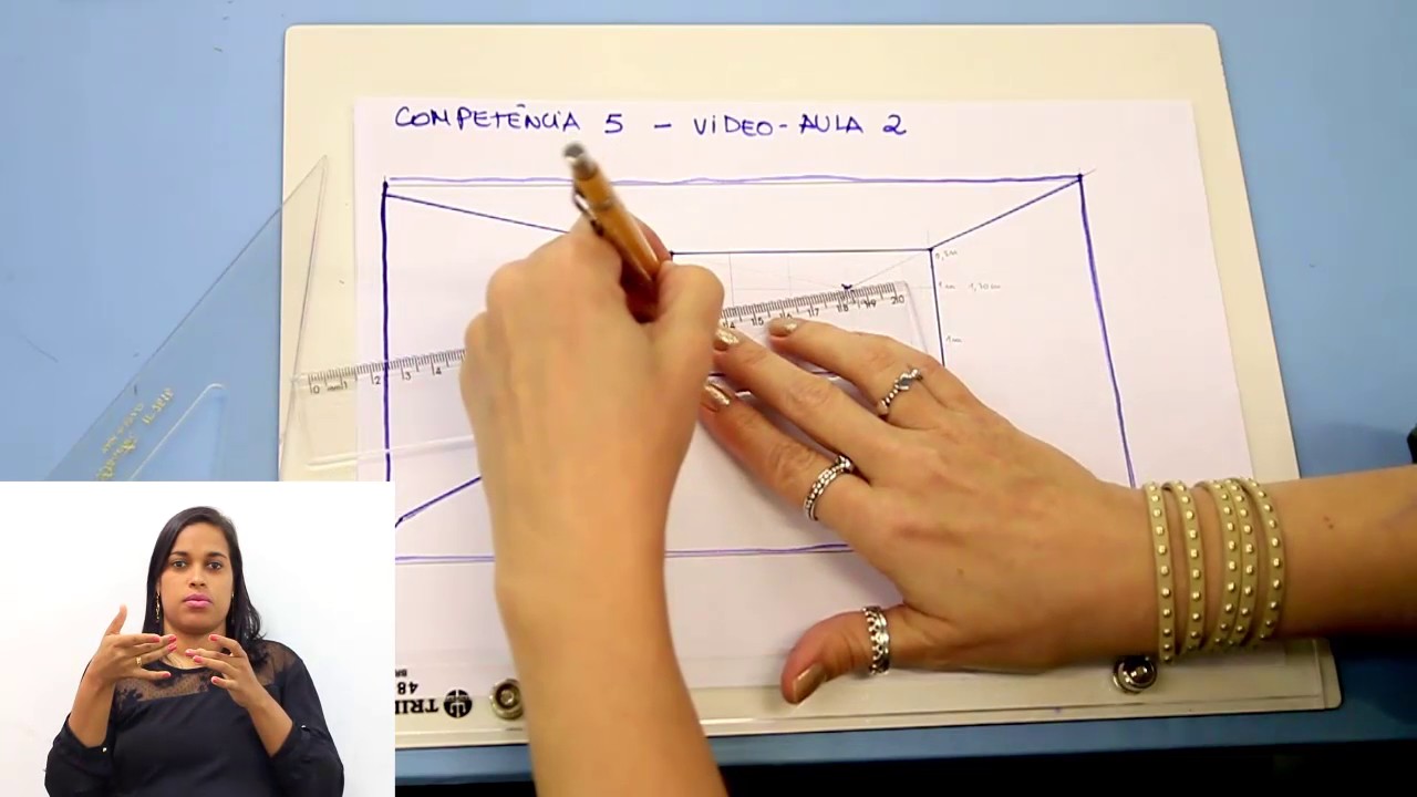 CURSO TÉCNICO EM DESIGN DE INTERIORES - DESENHO TÉCNICO - COMPETÊNCIA 5 | (Parte 2/3)