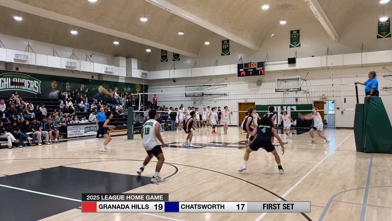 2025 BOYS VARSITY VOLLEYBALL LEAGUE HOME GAME: CHATSWORTH VS GRANADA HILLS
