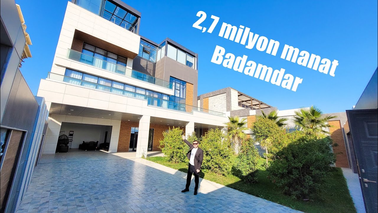 “Lifti olan Villa” Bu evdə “yox” yoxdu, çox möhtəşəm və dəbdəbəli - Badamdar ( 288 )