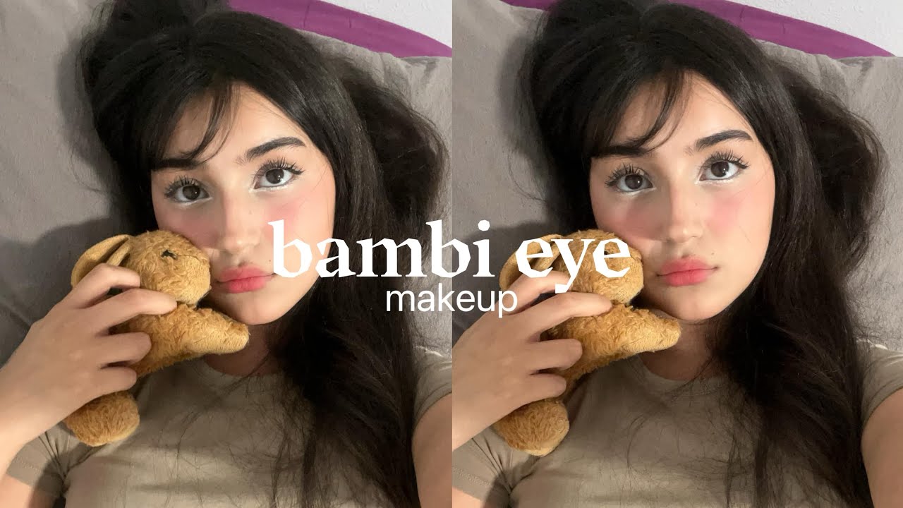 Bambi eye makeup tutorial✨ tutorial explicado detalladamente ✨🦌