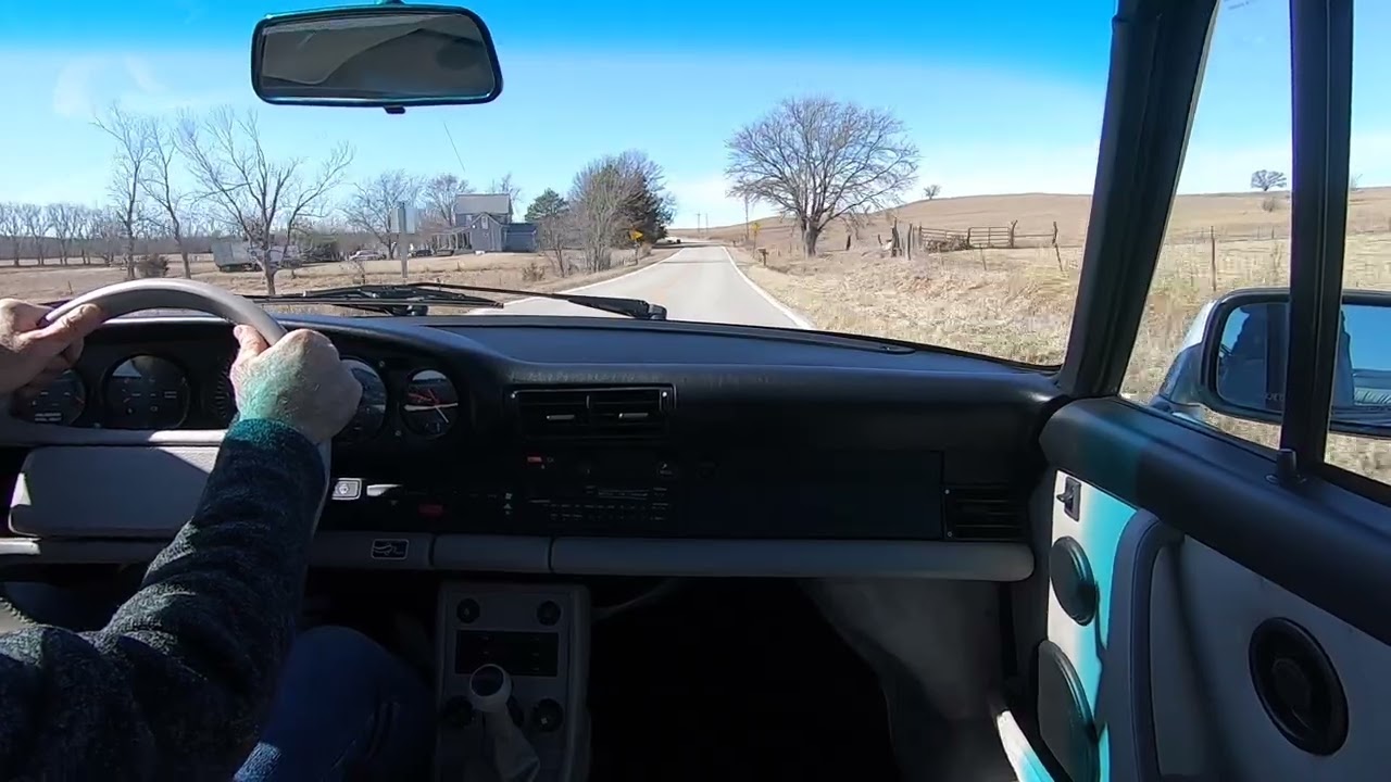 1989 911 driving video for BaT, road to Dover