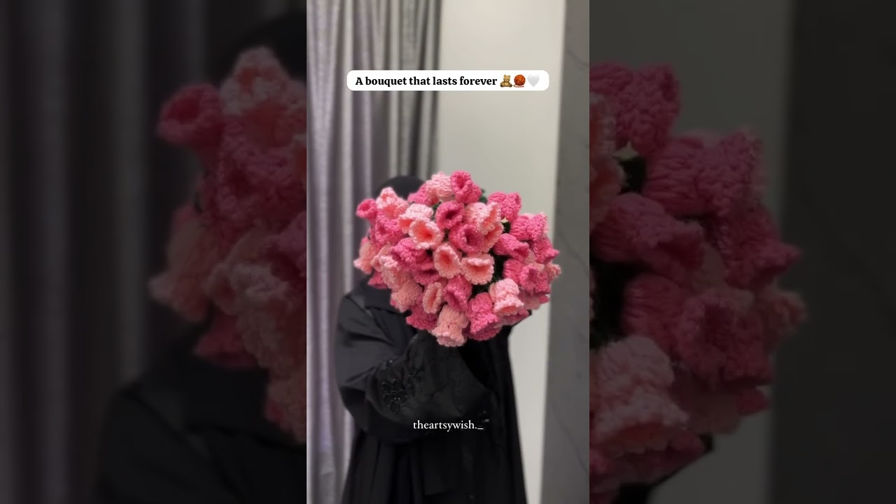 Cozy Crochet Blanket Bouquet 🌸🧶 |The Perfect Gift for Any Occasion|crochetblanketflower|crochetidea