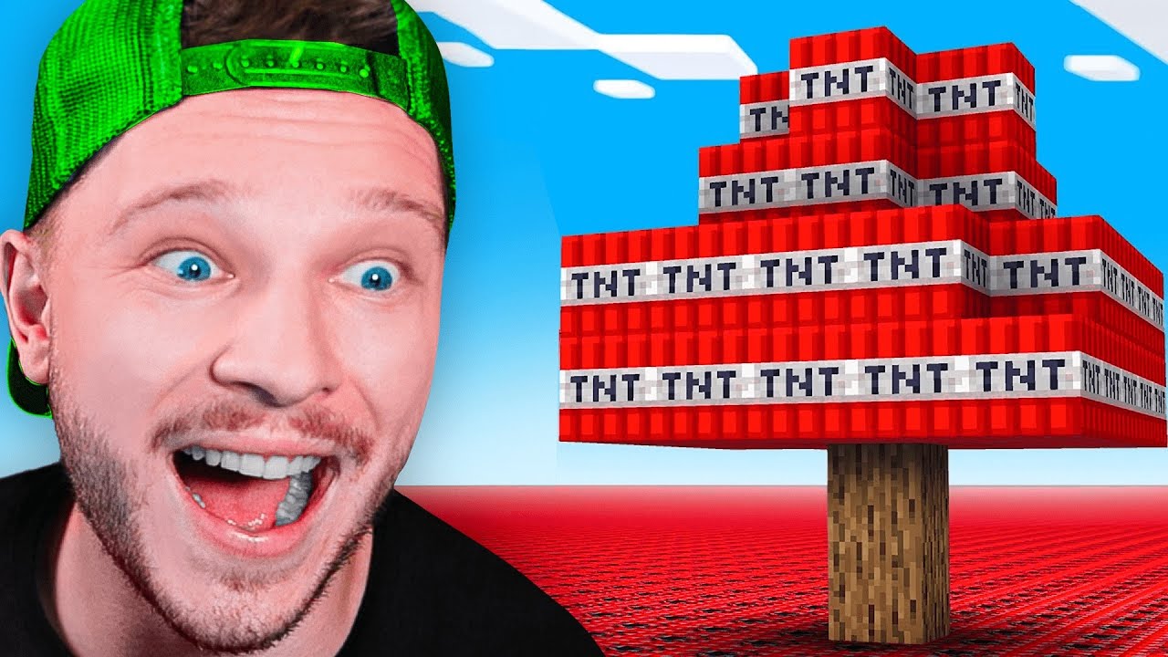 Minecraft, mais le monde est en TNT !