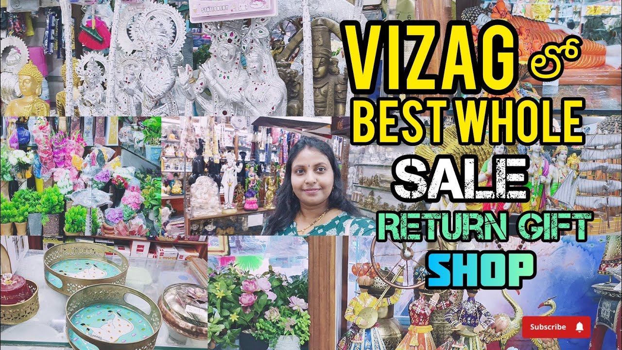 purna market కన్న తక్కువ prices ekkuva collections| Best wholesale return gift shop in vizag@50rs