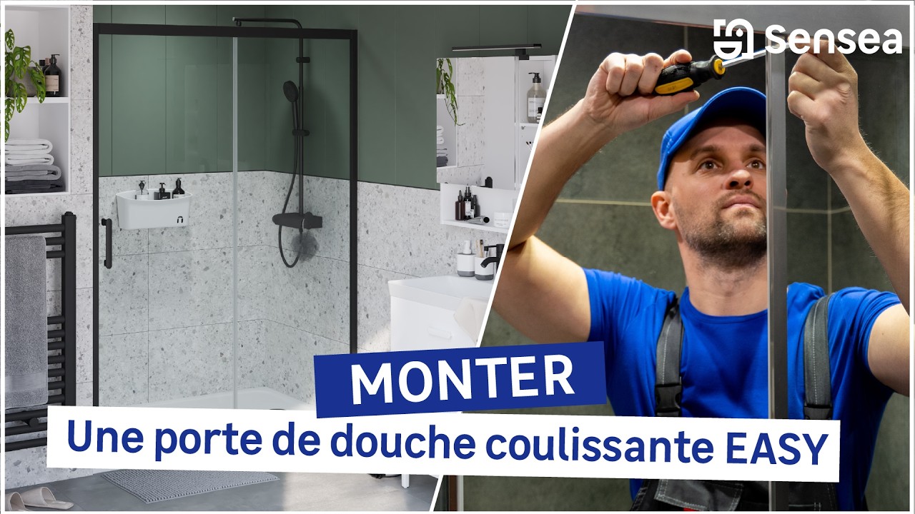 🛠 TUTO : Comment monter une porte de douche coulissante EASY ?