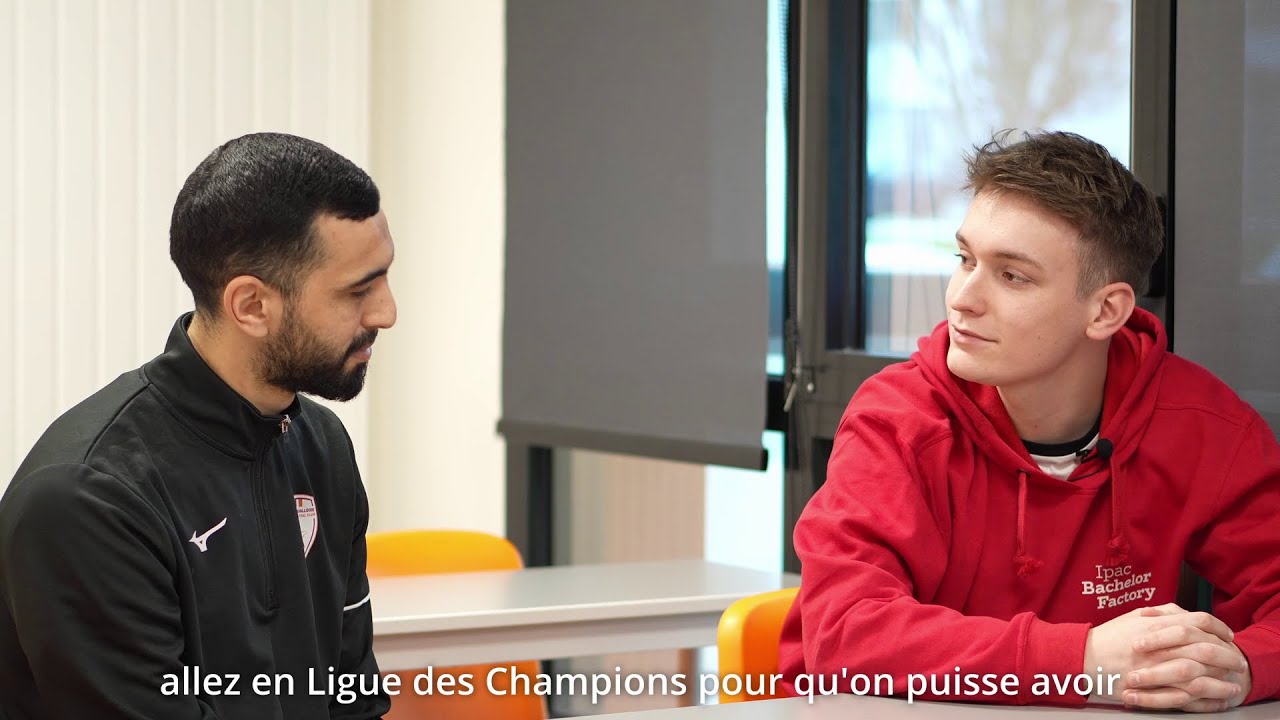 Laval &ndash; Rencontre entre Loris Bondu, &eacute;tudiant &agrave; Ipac Bachelor Factory et Abdessamad Mohammed