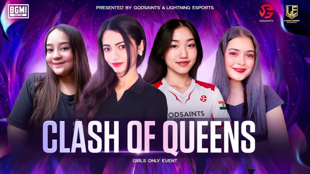 CLASH OF QUEENS | Qualifiers Day2@PAYALGAMING @KaashPlays @KrutikaPlays @kraftonindiaesports