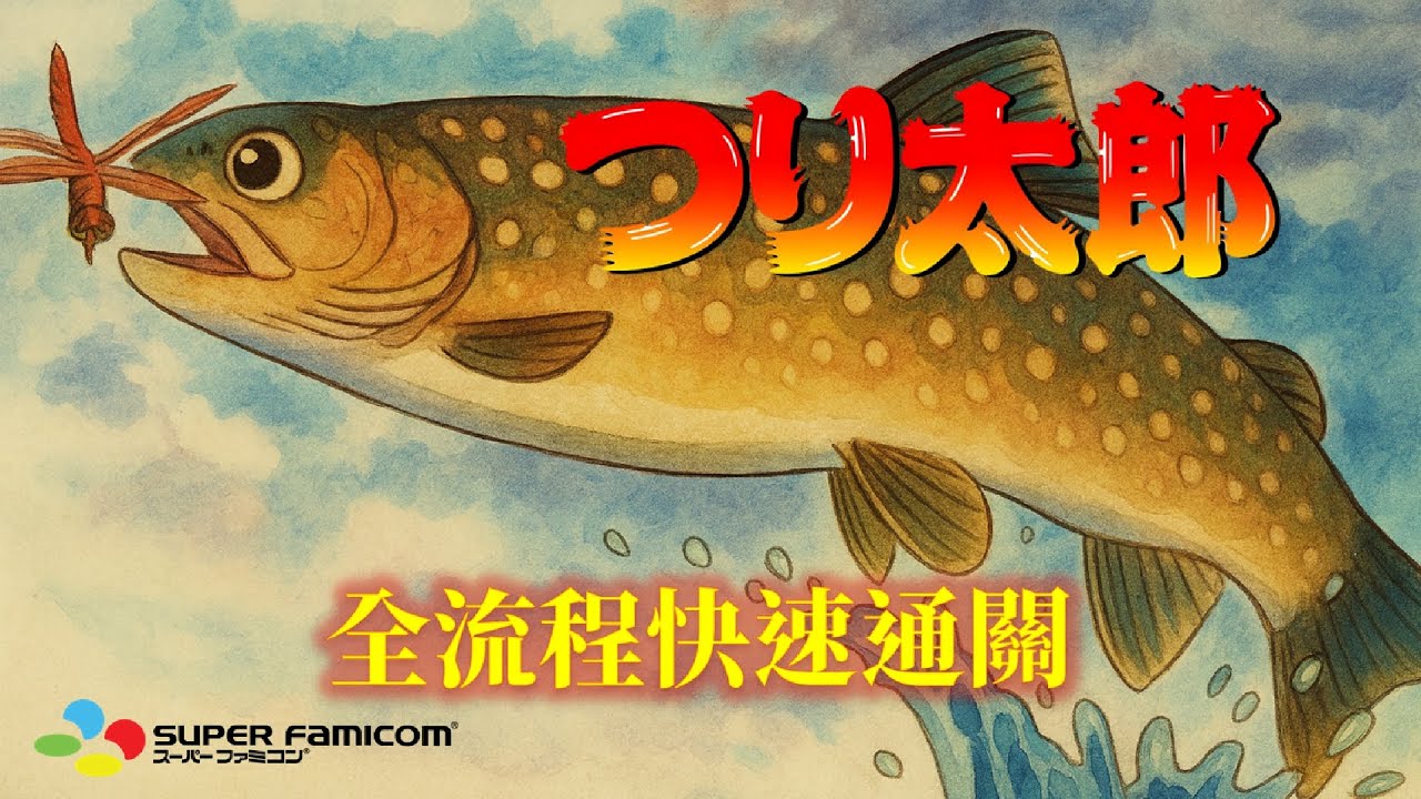 釣魚太郎 繁體中文版[SFC] 全流程快速通關 Tsuri Tarou Walkthrough
