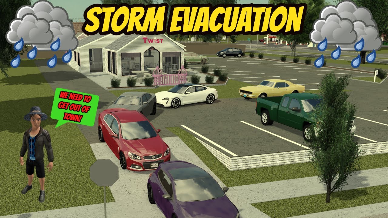 Greenville, Wisc Roblox l Storm Evacuation Rp *TRAFFIC JAMS*