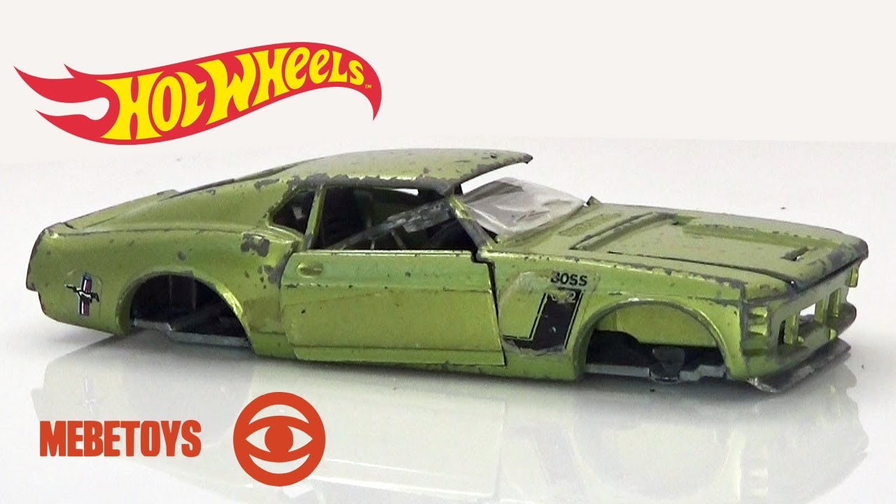 Hotwheels Ford Mustang Boss 302. Реконструкция и обновление литой модели.