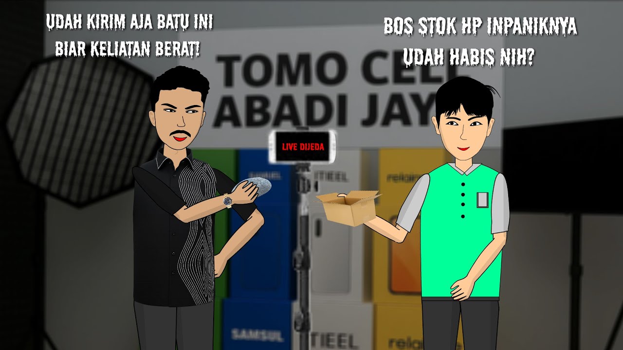 Azab Seller Hp Toko Online Nakal Kirim Paket Isi Batu‼️ Animasi Azab Full Movie 🎬