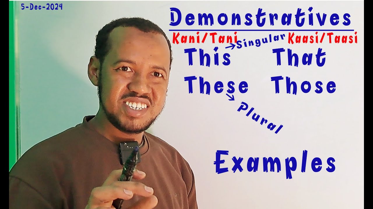 ENGLISH for BEGINNERS - Demonstratives THIS THAT THESE THOSE Afsoomaali