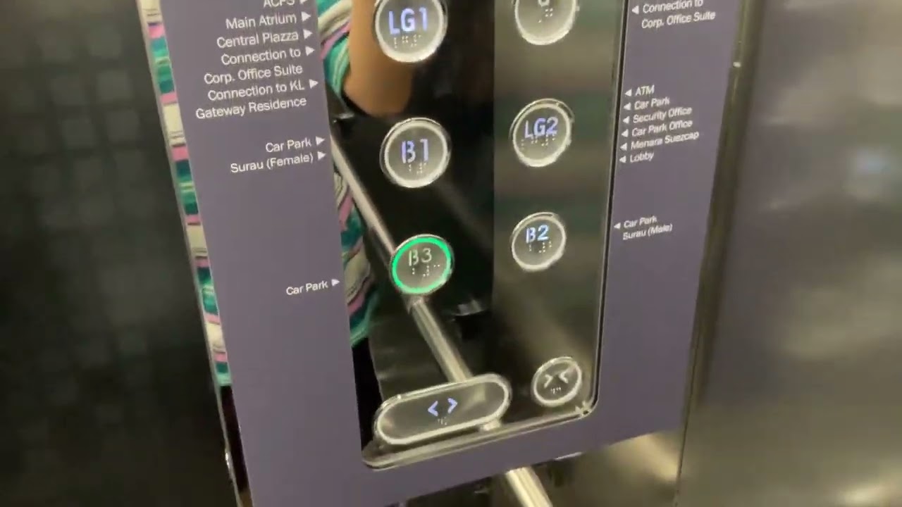 2 Hyundai Elevators at KL Gateway Mall, Kuala Lumpur, Malaysia. (Main 1)