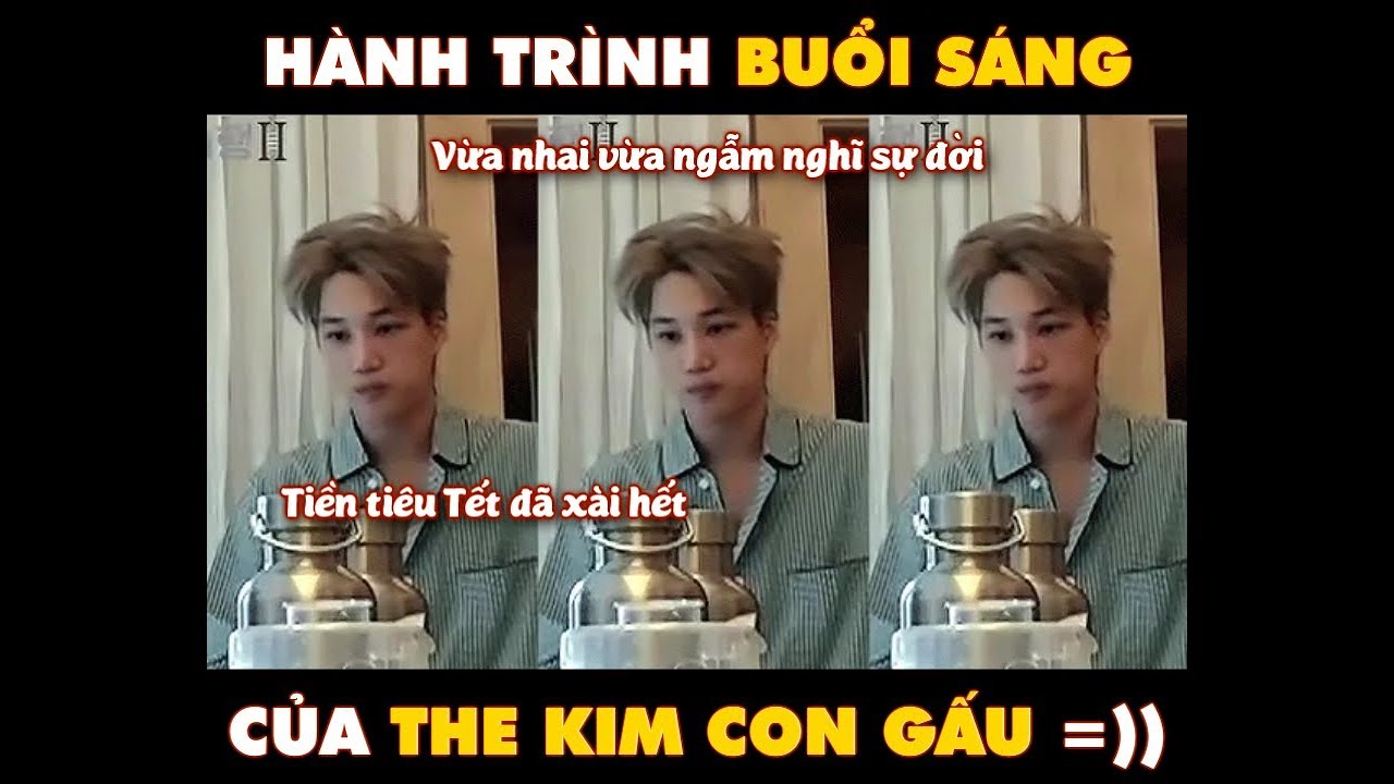 Quá trình thức dậy buổi sáng của Kim Gấu