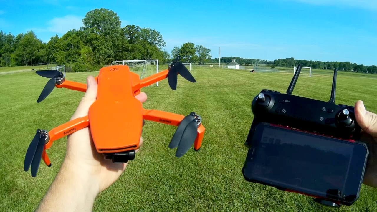 ZLL SG108 Pro 2 Axis Gimbal GPS Camera Drone Flight Test Review