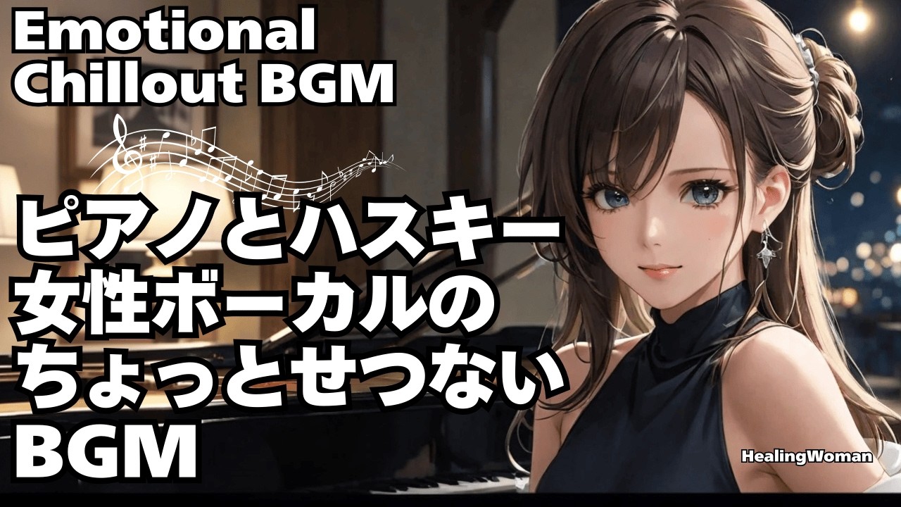 【作業用BGM】ハスキー女性ボーカル × Jazzy Pops | おしゃれピアノカフェ・Relax Chill Mix