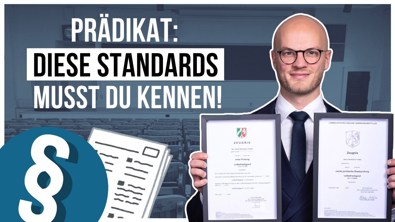 Die 5 Bestandteile jeder Prädikatsklausur im Jura-Examen