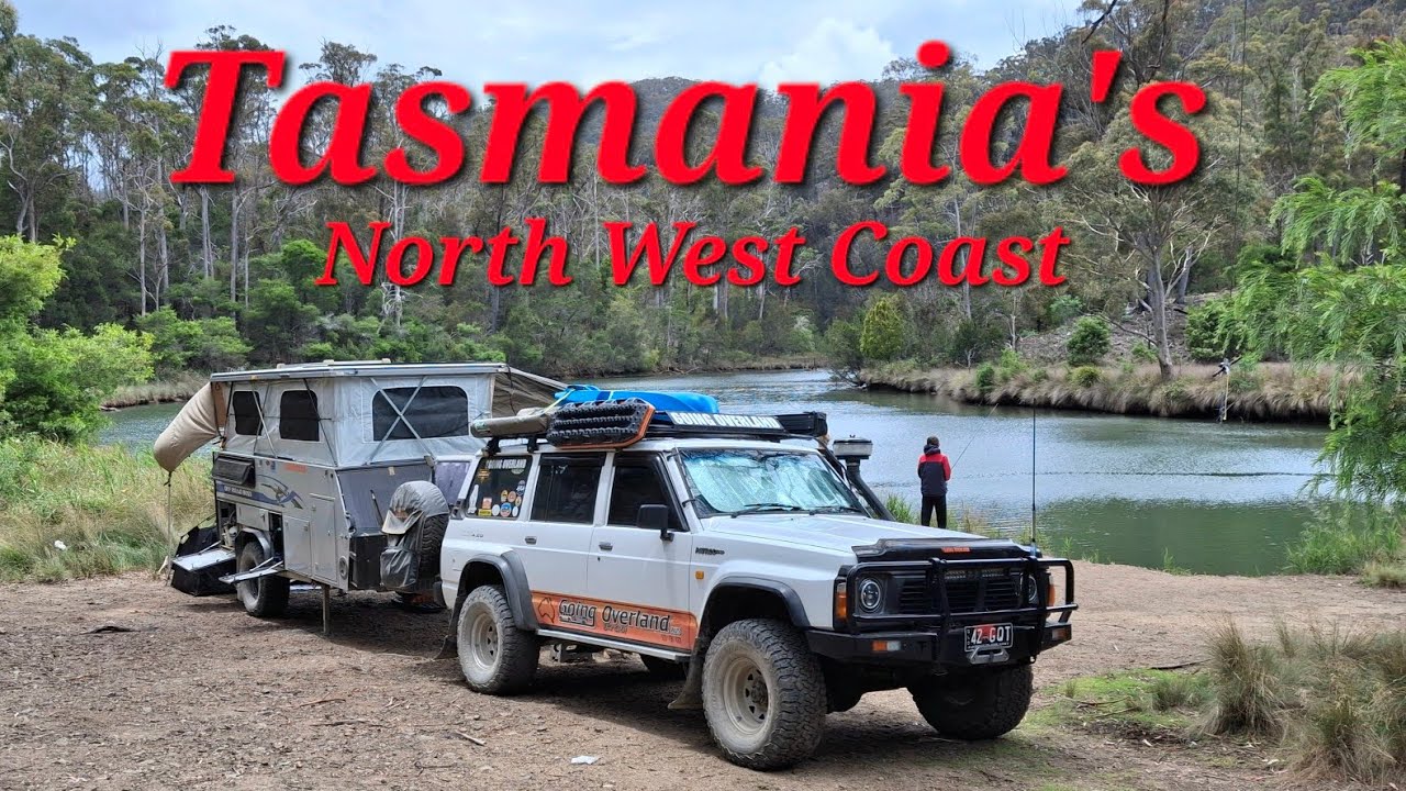 Exploring Tasmania's north west coast with our dogs