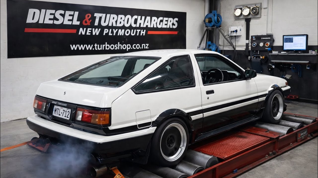4age with Itb's and Adjustable cam gears on the Dyno #haltech #4age #ae86 #dyno #car #power #youtube