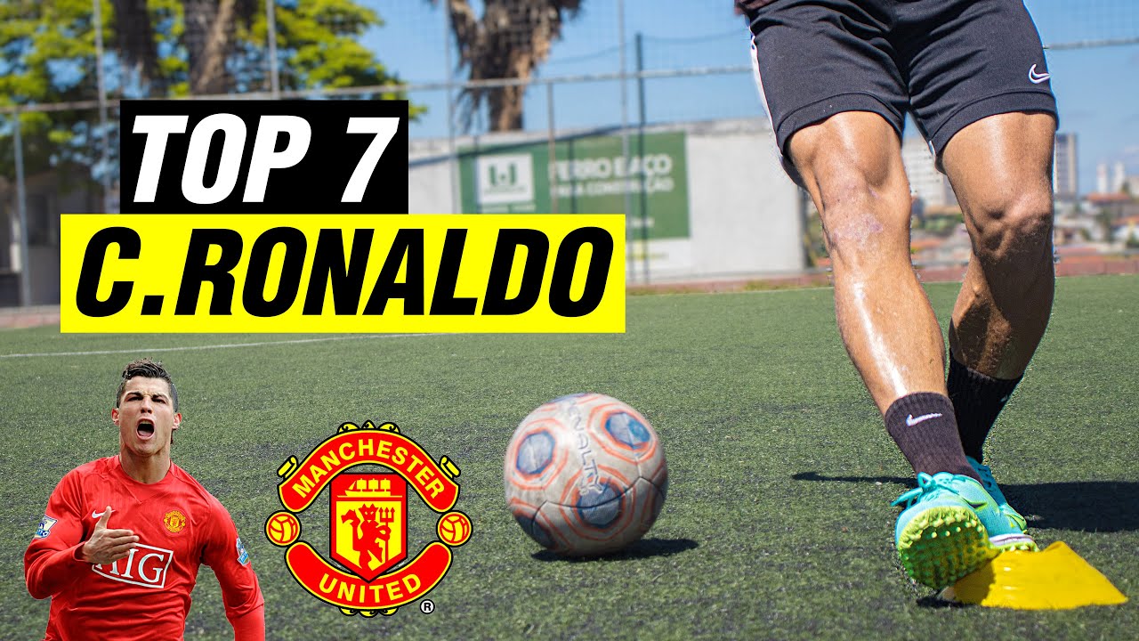 TOP 7 MELHORES DRIBLES DO CRISTIANO RONALDO NO MANCHESTER UNITED |TUTORIAL DE DRIBLE