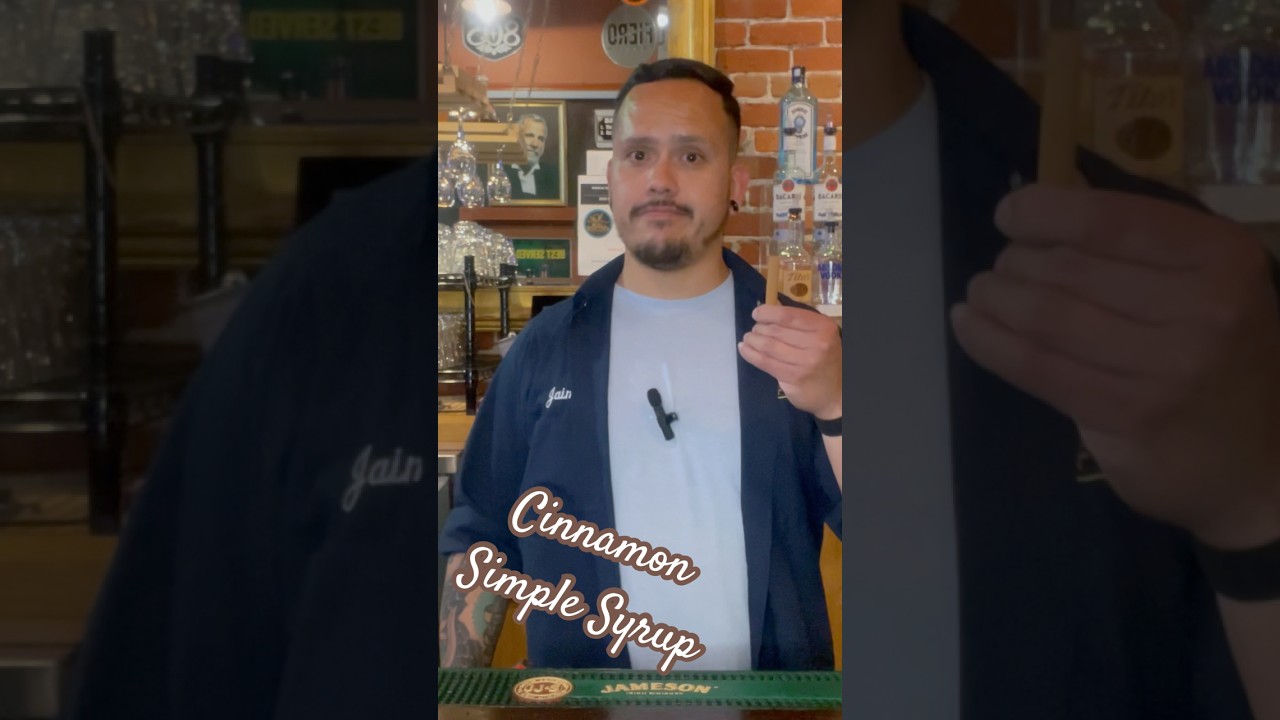 Cinnamon Simple Syrup #shorts #drinkresponsibly