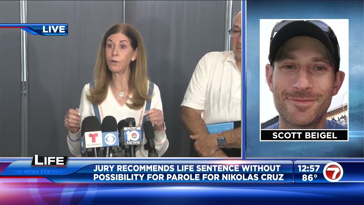 Linda Beigel Schulman reacts to the jury's verdict