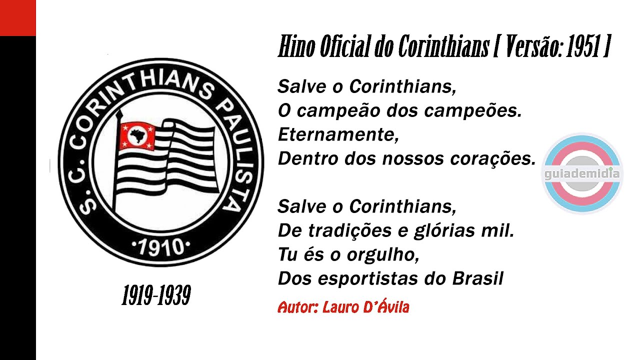 Hino Oficial do Corinthians [ Versão de 1951 ]
