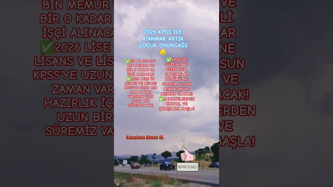 2026 KPSS İLE ATANMAK ARTIK &Ccedil;OCUK OYUNCAĞI😏 #kpss #kpss2026 #shorts #2026kpss #atama #memur #alım