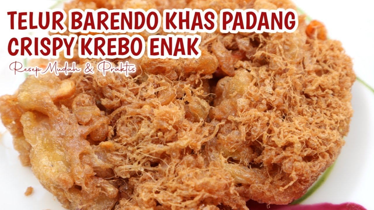 RESEP TELUR BARENDO | TELUR DADAR KHAS PADANG