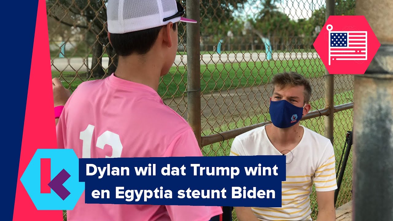 Jelle gaat langs bij grote fans van Trump en Biden