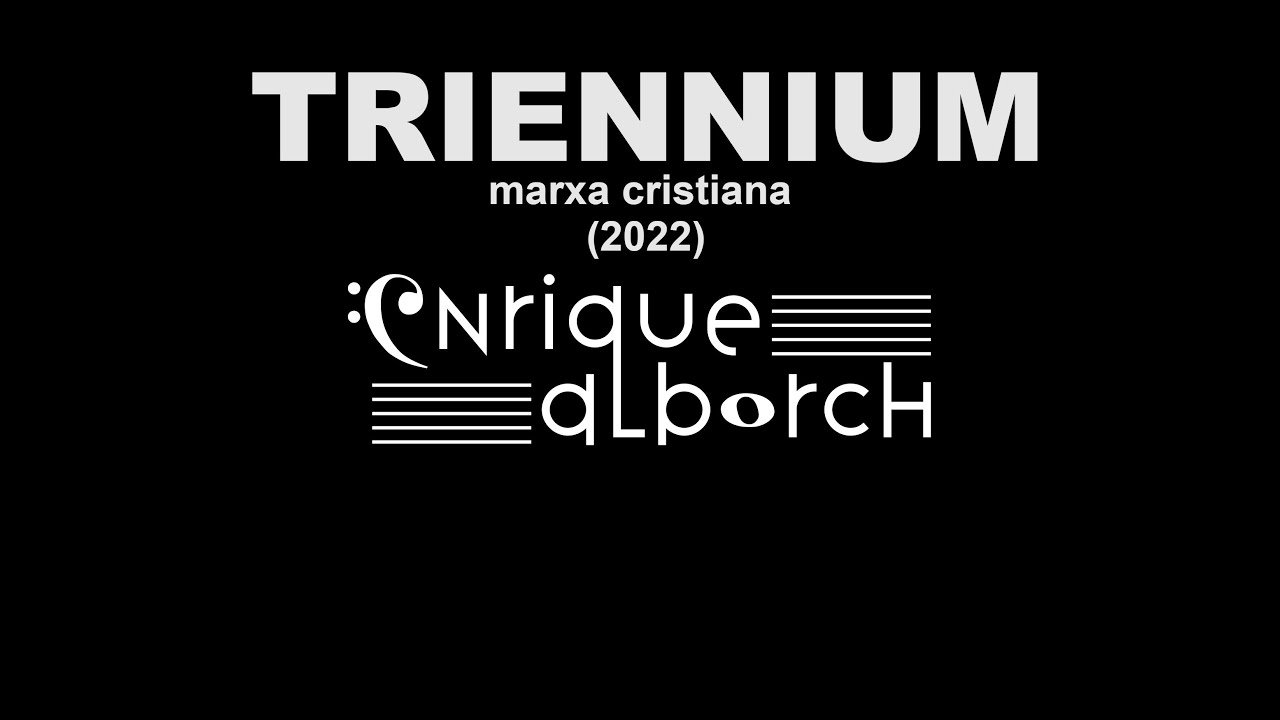TRIENNIUM, marxa cristiana (2022) d'Enrique Alborch