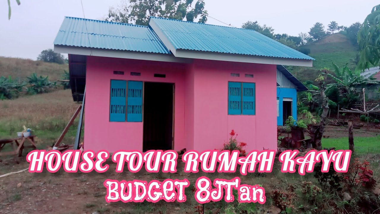 HOUSE TOUR RUMAH KAYU SEDERHANA BUDGET 8JT'AN