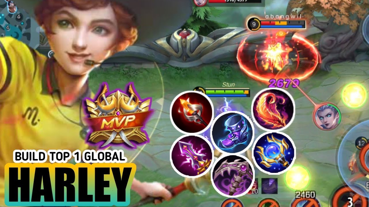 Harley hyper gameplay❗Build top 1 global❗MVP - MLBB