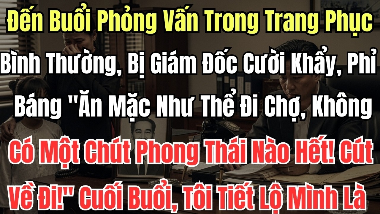 Đến Buổi Phỏng Vấn Trong Trang Phục Bình Thường, Bị Giám Đốc Cười Khẩy, Phỉ Báng 