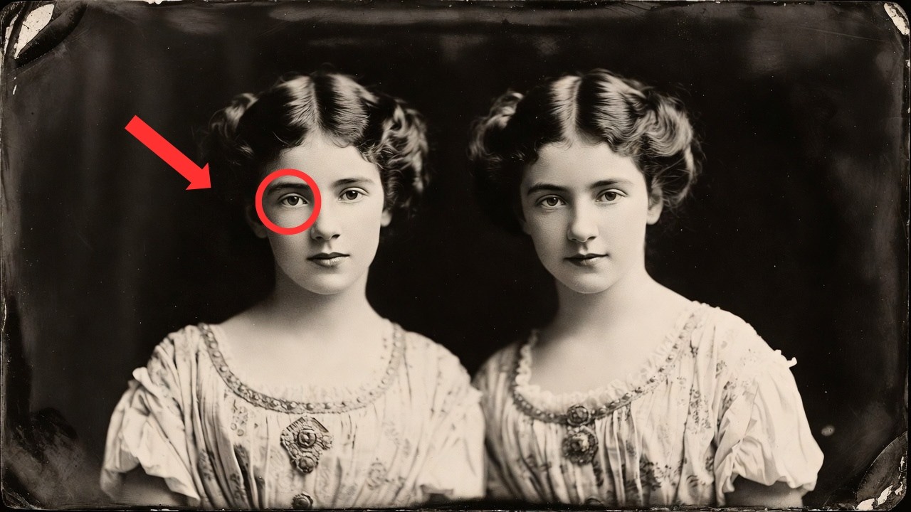 Foto de Dos Hermanas de 1893 — El Detalle en Sus Ojos Reveló Algo Que Nadie Notó